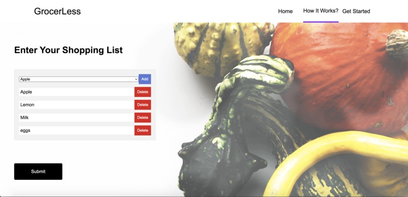 GrocerLess – screenshot 2