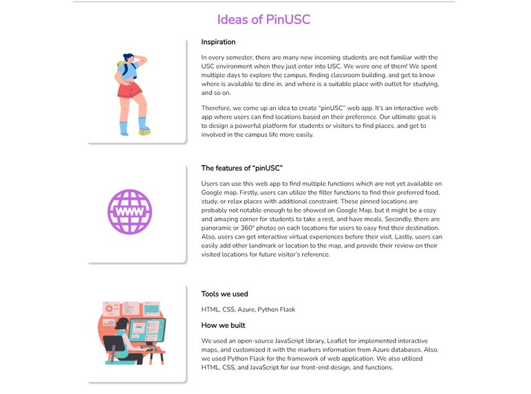 pinUSC – screenshot 2