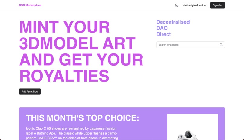 DDD-Marketplace – screenshot 1