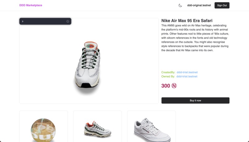 DDD-Marketplace – screenshot 2