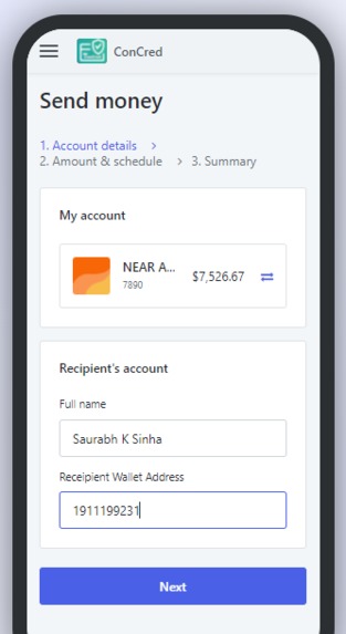 ConCred – screenshot 2