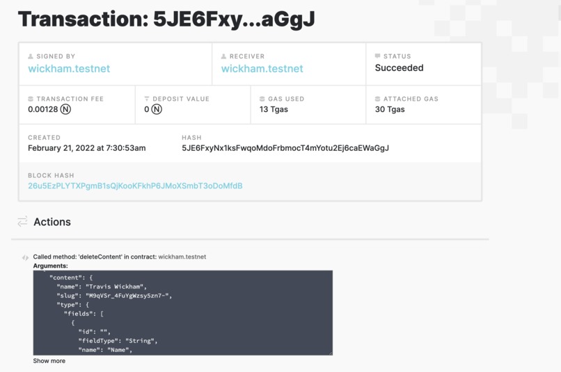 dCMS - A Decentralized Headless Content Management System – screenshot 5