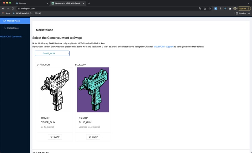 Meleport – screenshot 1