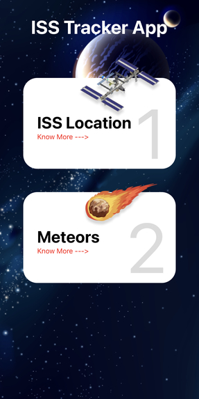 ISS Tracker App – screenshot 1