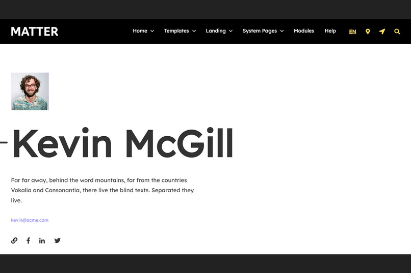 Matter - HubSpot Theme – screenshot 12