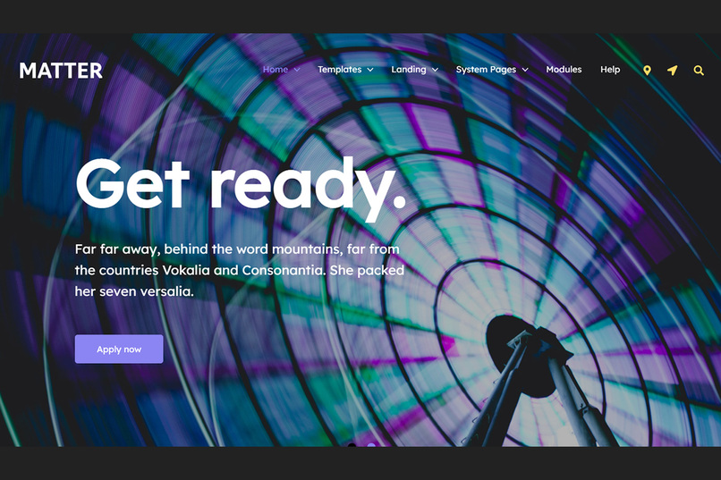 Matter - HubSpot Theme – screenshot 1