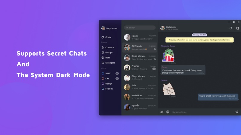 Mixin Messenger dekstop – screenshot 3