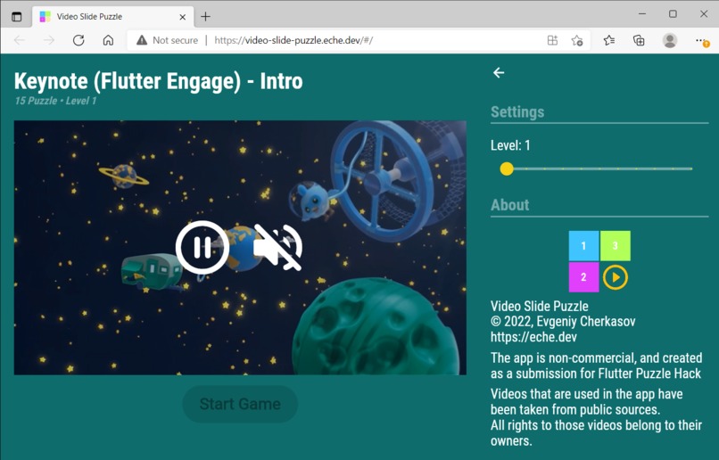 Video Slide Puzzle – screenshot 5