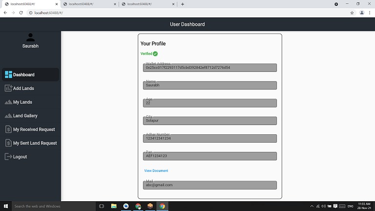 Land Management System – screenshot 4
