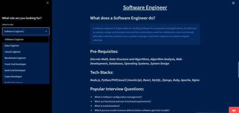 idkJobs – screenshot 2