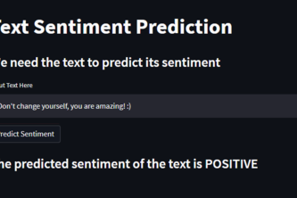 Text Sentiment Predictor