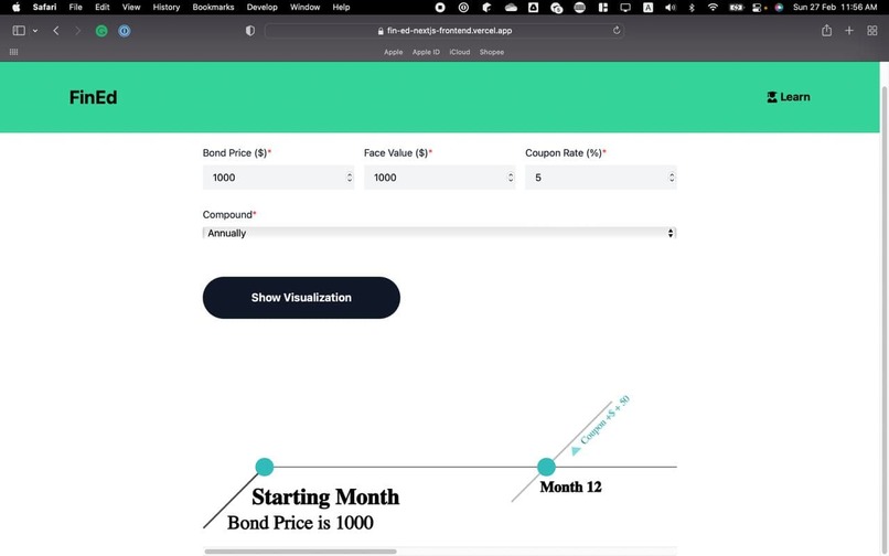 FinEd – screenshot 1