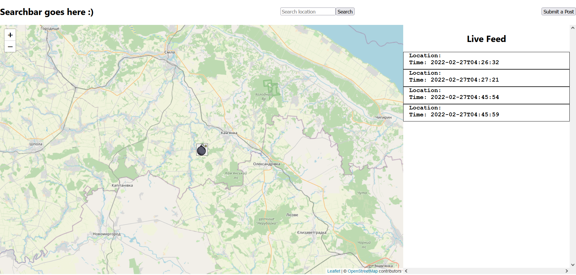 HOTbombtracking Devpost