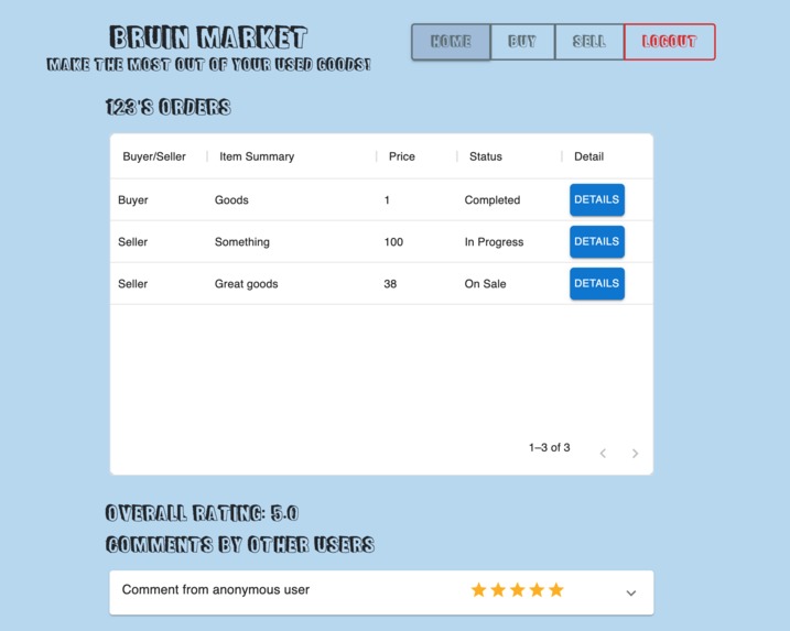 BruinMarket – screenshot 3