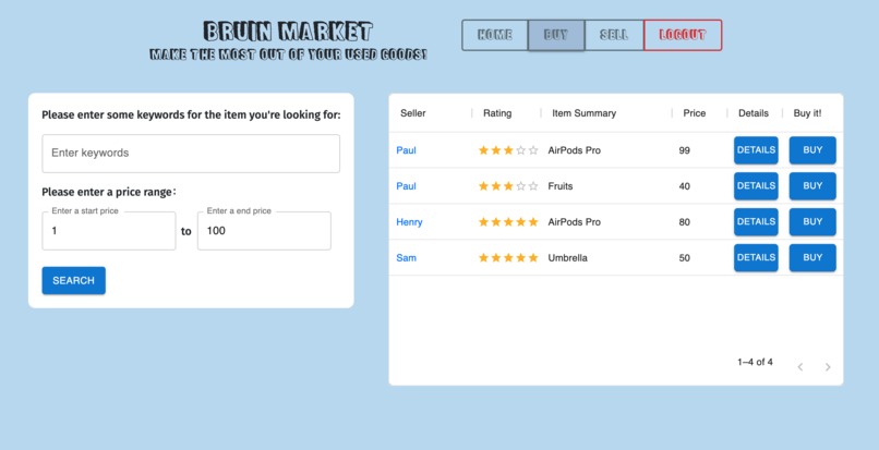 BruinMarket – screenshot 4