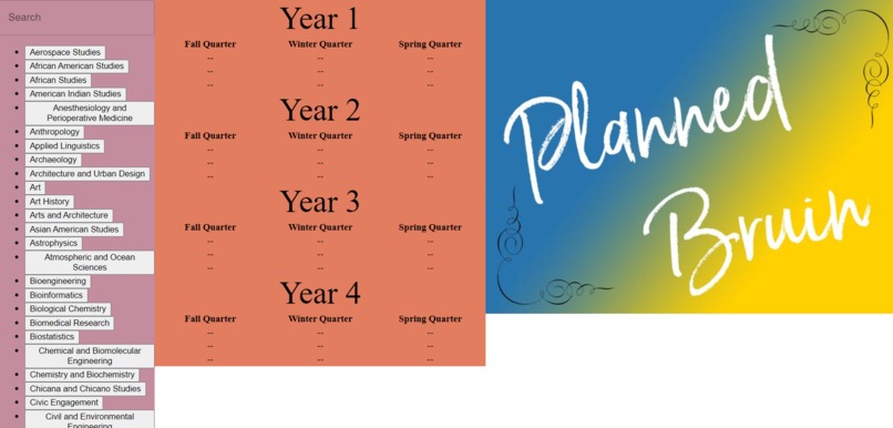 PlannedBruin – screenshot 1