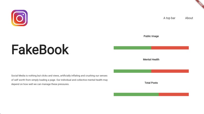 Fakebook 1.0 – screenshot 1