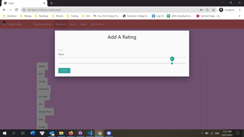 CollegeFoodie – screenshot 4
