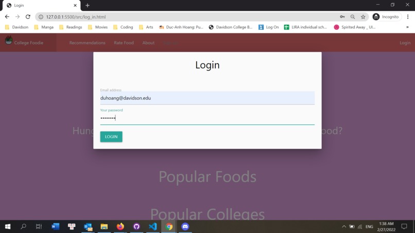 CollegeFoodie – screenshot 6