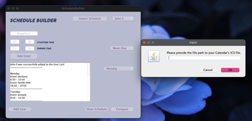 Schedule Builder – screenshot 3