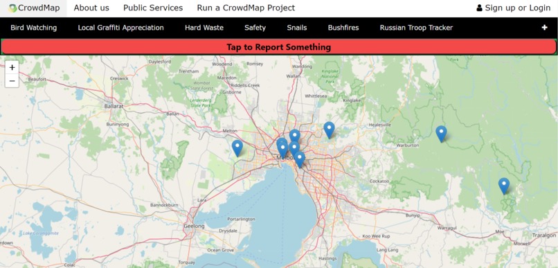 CrowdMap – screenshot 2