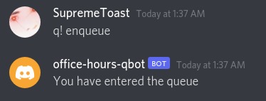 Office Hours Q-Bot – screenshot 3