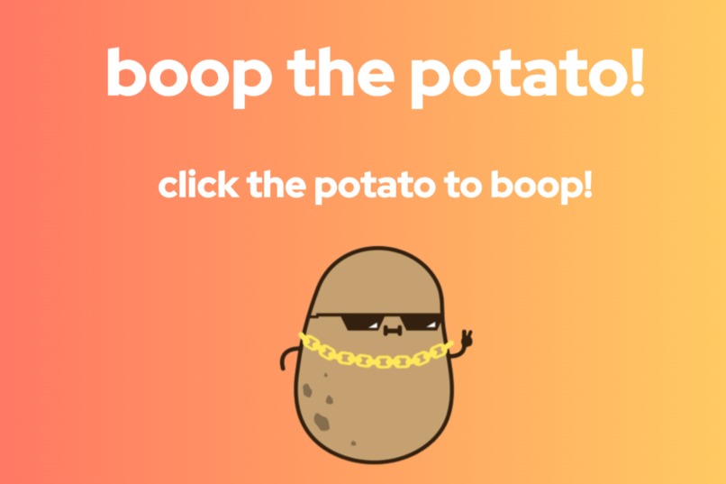 boop the potato – screenshot 1