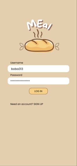 MEal – screenshot 2