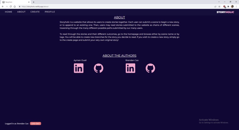StoryHolic – screenshot 5