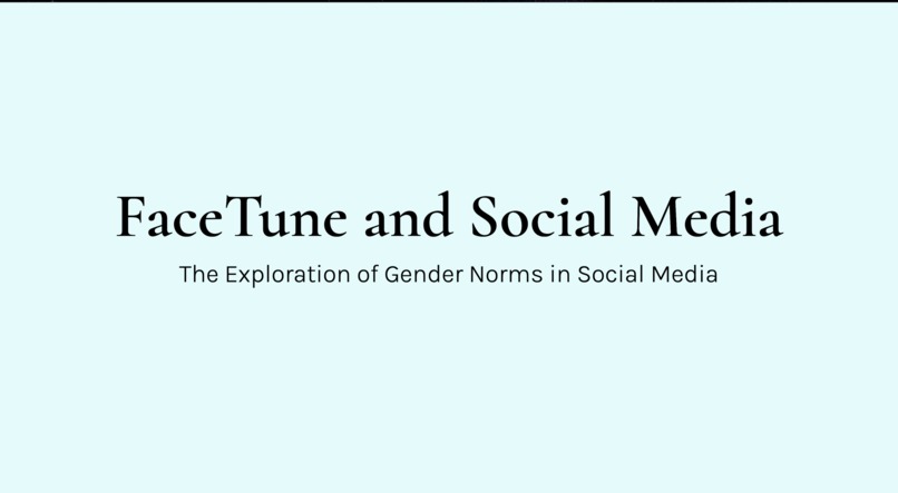 FaceTune and Social Media – screenshot 1