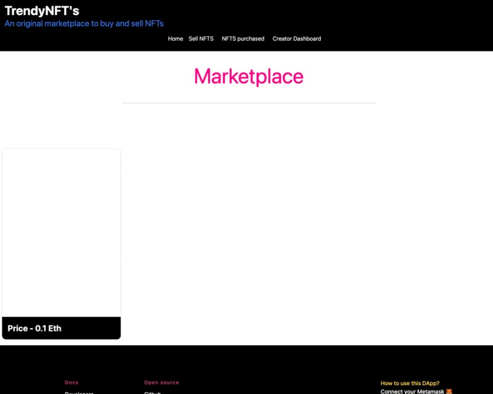 TrendyNFTs – screenshot 3