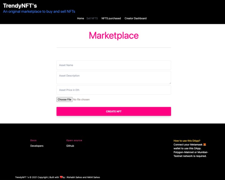 TrendyNFTs – screenshot 4