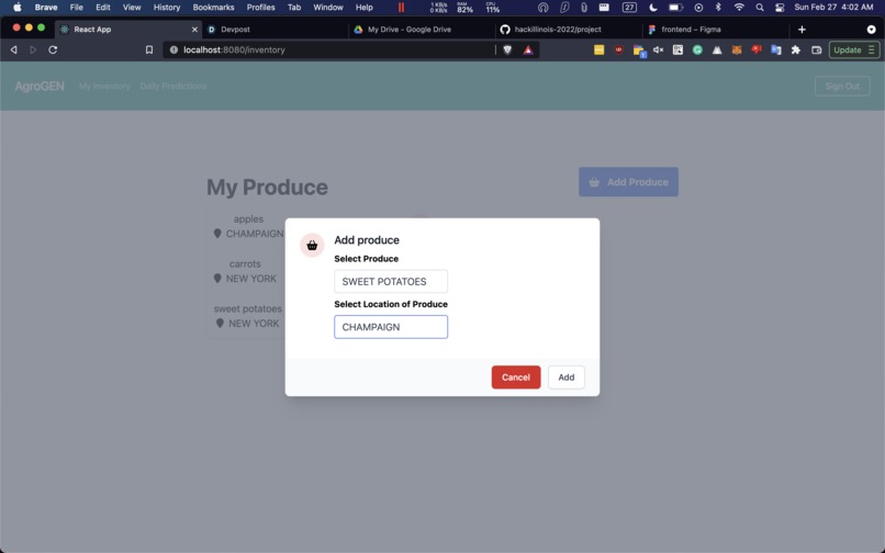 AgroGen: A Machine Learning Prediction Service For Farmers – screenshot 4