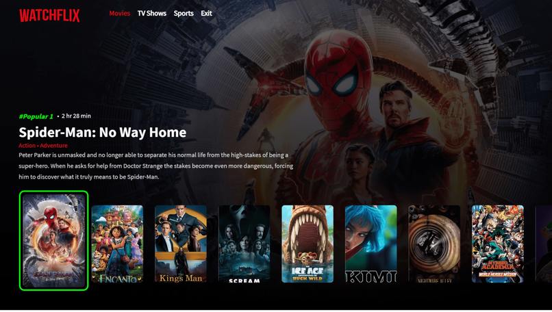 WatchFlix  – screenshot 2