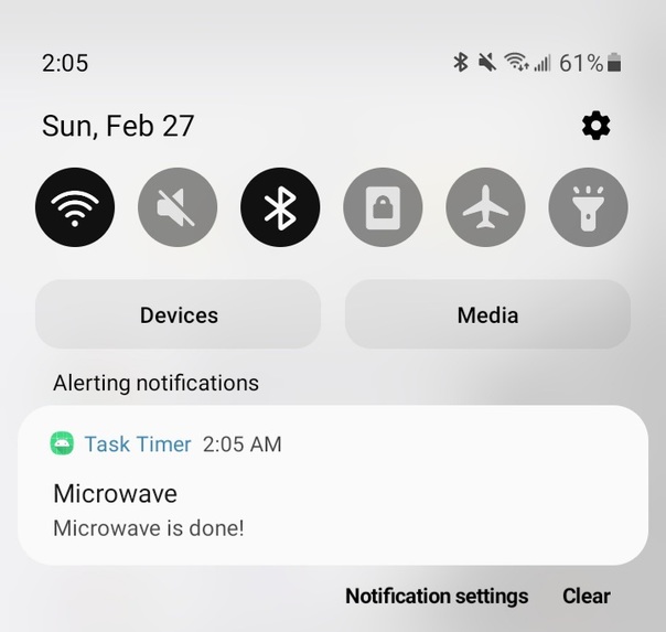 TaskTimer – screenshot 3