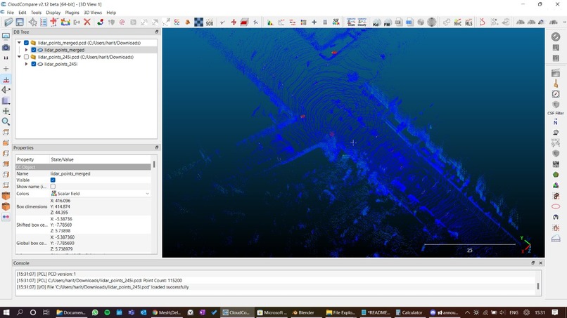 Oxbotica Lidar Real-world Accuracy Visualisation – screenshot 2