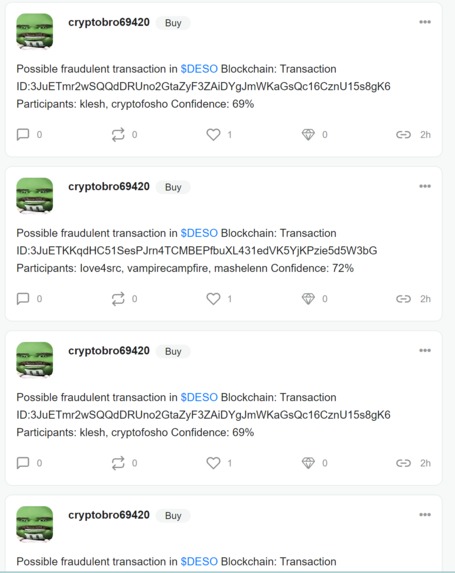 DeFraud – screenshot 1