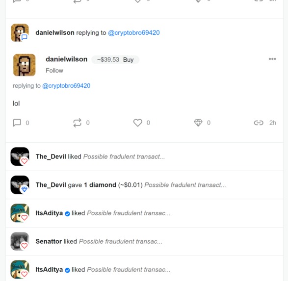 DeFraud – screenshot 2