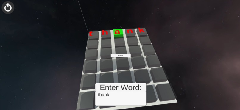 Wordle but it's 3D – screenshot 1