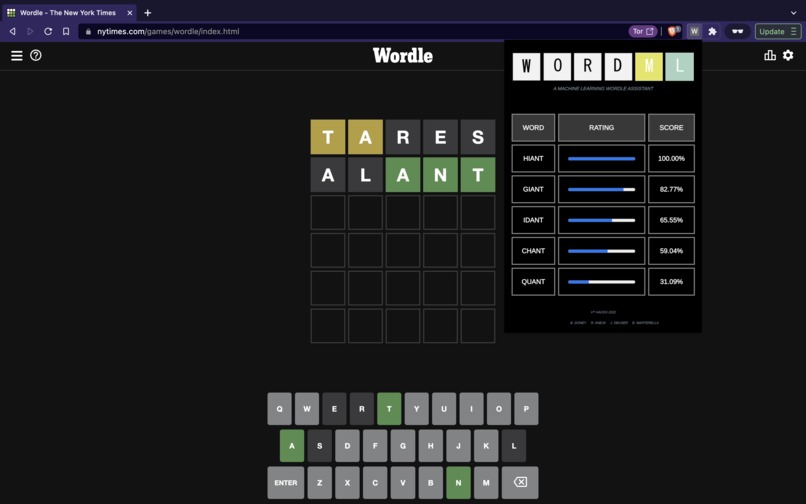WordML – screenshot 1