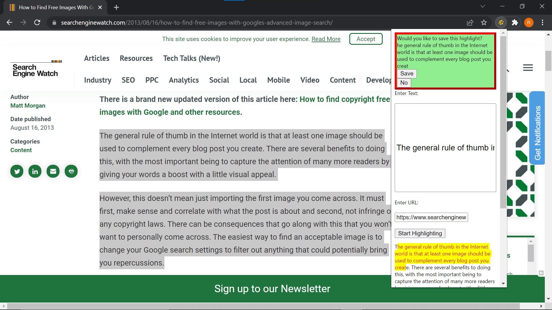 Bookmarker & Highlighter Chrome Extension Devpost