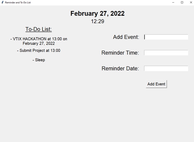 Aidan's Reminder/To-Do List – screenshot 1