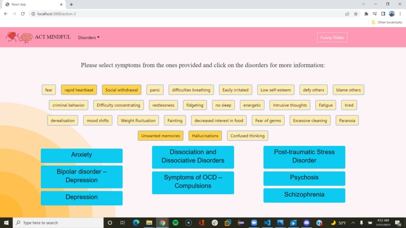 Act Mindful – screenshot 2