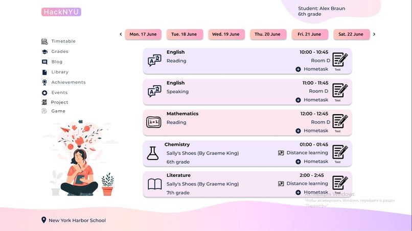 Platform for education – screenshot 2