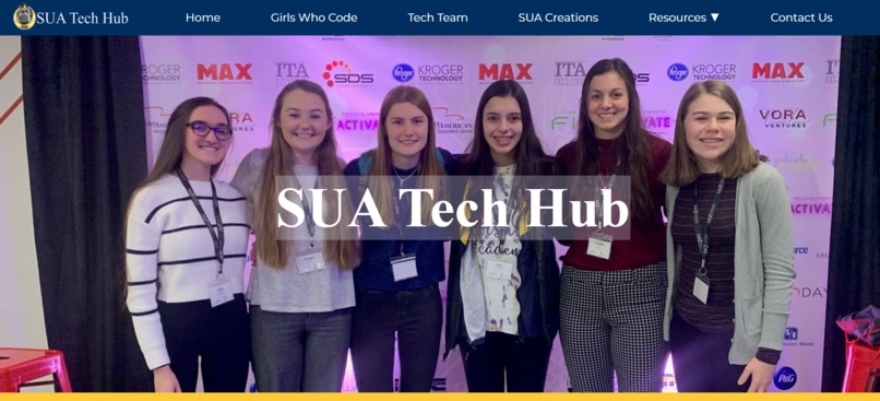 SUA Tech Hub Website – screenshot 1