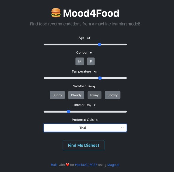 Mood4Food – screenshot 1