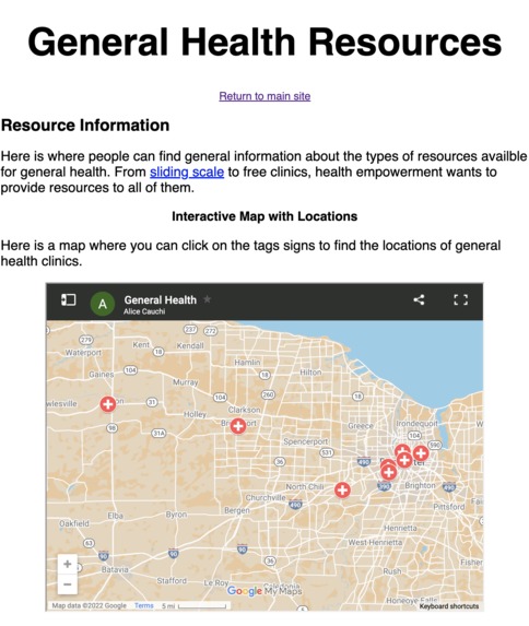 Health Empowerment – screenshot 2
