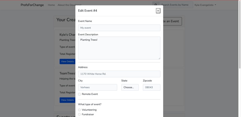 ProfsForChange – screenshot 7