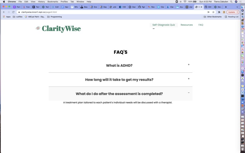 Clarity Wise – screenshot 1