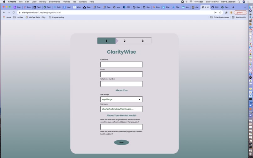 Clarity Wise – screenshot 3